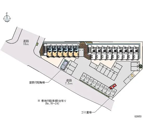 長岡市松葉１丁目 月極駐車場